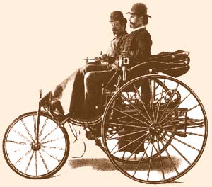 Автомобиль-трицикл Карла Бенца, 1885 год