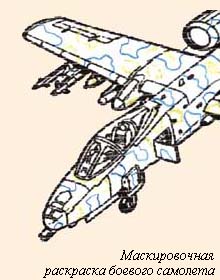 Маскировочная раскраска боевого самолета